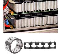 Fabater Support de Batterie, 100 Pièces, Support de Batterie Lipo, d'épissure avec Feuille de Connexion Nickelée de 2 M pour de Bricolage, Stockage Solaire de Véhicule électrique, Cellule ABS