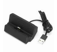 Fabater Support de Charge Type C pour Samsung Huawei, Noir (Black)