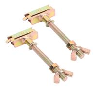 Fabater Support de Roue de Secours E-Track pour arrimage X-Track, Points d'ancrage, Supports de boulons, Support de Roue de Secours, Accessoires pour système de Rails E-Track (Gold)