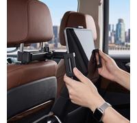 Fabater Support de Tablette pour Appui-tête de Voiture | Support Extensible Rotatif à 360° pour Tablettes et Smartphones Universels de 5,5 à 10,6", Kit Intérieur D'accessoires de