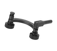 Fabater Support d'indicateur à Cadran de Test combiné Demi-rond, Support d'indicateur à Cadran de 8 Mm pour les Travaux de Mesure, Longue Durée de Vie en Acier Dur Noirci