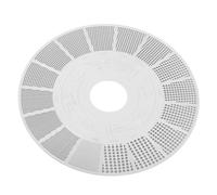 Fabater Tableau des Tailles de Mouture de café, Carte de Référence en Acier Inoxydable 304, 8 Méthodes de Brassage, Guide de Comparaison à 16 Niveaux, 3,35 Pouces