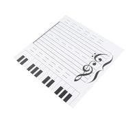 Fabater Tableau Magnétique Effaçable à Sec Double Face, Tableau de Lecture de Notes pour Cours de Musique, Professeur de Piano, Outil d'enseignement en adeau