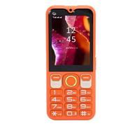 Fabater Téléphone Portable Senior avec Grosses Touches, Batterie 3600 MAh, 2G, débloqué, Résistant aux Chutes, 3 Emplacements pour Cartes SIM, Lampe Torche, SOS, MP3, Bluetooth (Orange)