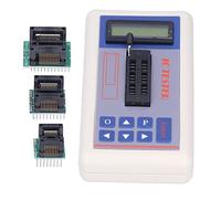 Fabater Testeur de Circuit intégré, Testeur IC Modes Automatiques 5 V 3,3 V, de Transistor avec Plus de 1300 Modèles de Puces, Plus de 420 Modèles de Transistors pour les Tests de Circuits des (Avec
