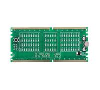 Fabater Testeur de Mémoire DDR4, Carte de Test de Module RAM de Carte Mère D'ordinateur DDR4 avec Indicateur LED, D'analyseur de Diagnostic Rapide et Facile pour Réparer les Bureau