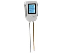 Fabater Testeur Numérique d'humidité du Sol avec Double Sonde, PH-mètre de Sol de Haute Précision pour le Jardinage et l', Kit de Testeur de pour Plantes à Affichage Numérique, d'humidité et de