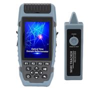 Fabater Testeur OTDR Portable - Dispositif de Mesure des Performances pour L'identification des Brûlures de Fibre Optique, Espace de Stockage Interne pour les Travailleurs du Réseau à Fibre Optique