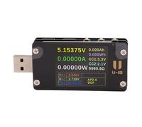 Fabater Testeur USB, Multimètre Numérique Portable, Voltmètre et Ampèremètre à écran LCD, Testeur de Puissance, PD, QC2.0, QC3.0, Test de capacité du Chargeur de Téléphone