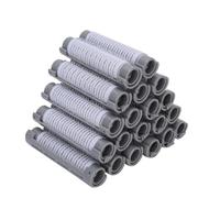 Fabater Tiges de Permanente pour Cheveux, Boucles Moelleuses Dommages Causés par la Chaleur, Ensemble de Bigoudis de Coiffure pour Salon de Coiffure, Rouleaux en Résine Plastique avec Conception de