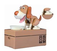 Fabater Tirelire en Forme de Chien, Boîte d'économie de Pièces de Monnaie pour Chiot Mignon, Tirelire de Dessin animé avec Fente pour Pièces de Monnaie, Cadeau d'anniversaire pour Enfants, (#1)