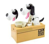 Fabater Tirelire en Forme de Chien, Boîte d'économie de Pièces de Monnaie pour Chiot Mignon, Tirelire de Dessin animé avec Fente pour Pièces de Monnaie, Cadeau d'anniversaire pour Enfants, (#3)