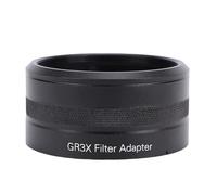 Fabater Tube Adaptateur de Filtre D'objectif de Caméra adapté à L'adaptateur de Montage de Filtre D'objectif de Caméra GR3X, Compatible avec Les Capuchons Filetés de 49mm
