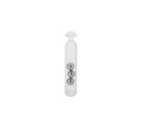 Fabater Tube d'insertion de Hochets d'appâts de Pêche, Son en Acier Inoxydable pour Attirer Les Mouches, Accessoires de Pêche au Gabarit de Ver 'appât Souple, Paquet de 50 Barres de Son en