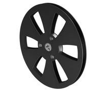 Fabater Universal Open Reel Sound Tape Roll Vide 1/4 7 Pouces avec Matériau en Alliage en Aluminium, Randonnée Adhésive Professionnelle Ensemble pour Une Meilleure qualité Sonore (Black)