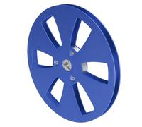 Fabater Universal Open Reel Sound Tape Roll Vide 1/4 7 Pouces avec Matériau en Alliage en Aluminium, Randonnée Adhésive Professionnelle Ensemble pour Une Meilleure qualité Sonore (Blue)