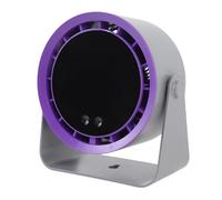 Fabater Ventilateur Turbo de Bureau assemblé Mural 2400mAh Ventilateurs de Table à 100 Vitesses Rechargeables pour le Bureau à Domicile (BLACK)