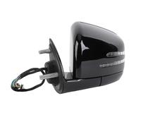 Fabater Vue Arrière Pliante avec Chauffage énergétique pour W164 GL 280 300 CDI 4MATIC, adapté à un Pliage Intelligent pour la sécurité de la Conduction de les Matériaux ABS à Haute qualité (Gauche)