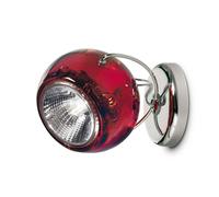 Fabbian Beluga Colour Applique/Plafonnier 1 foyer rouge