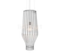 Fabbian Saya Suspension transparent/chrome - 31 cm