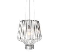 Fabbian Saya Suspension transparent/chrome - 40 cm