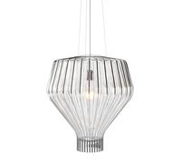 Fabbian Saya Suspension transparent/chrome - 48 cm