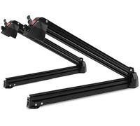 Fabbri Alu Ski 4 6801882 Support de Toit pour Skis ou Snowboards, Noir