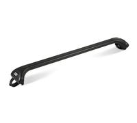 Fabbri Barres de toit universelles Alu Viva 2 Ra noires pour garde-corps ouvert