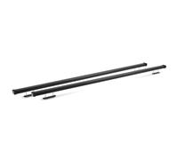 Fabbri Barres de toit universelles Viva 2 pour garde-corps ouvert 135 cm Noir