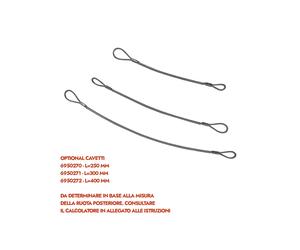 Fabbri Gringo - Prolongateurs - 250 mm - Portes Ski Pour Roue Arrière (1 Pz)