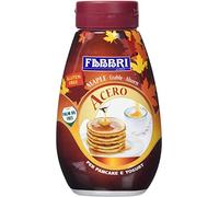 Fabbri Topping Acero Lot de 6 sauces sucrées avec sirop d'érable pour pancake et yaourt 220 g sans gluten