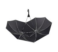 Fabeas Canopies Parapluie pliable à ouverture et fermeture automatique pour couple Résistant aux intempéries Grand format, Noir