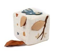 Fabelab Cube d'activité bébé | Multifonctionnel Jouet Bebe en Tissu | Cube De Motricité Bebe | Jouets D'activité Et De Développement | Jouet Bebe 1 an | Cube Activités Mou Bebe
