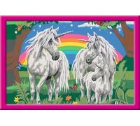 Fabelhafte Einhornwelt Malen nach Zahlen Serie C