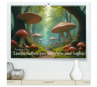 Fabelhafte Orte - Landschaften aus Märchen und Sagen (hochwertiger Premium Wandkalender 2026 DIN A2 quer), Kunstdruck in Hochglanz: Ein märchenhafter ... Landschaften neu zum Leben erweckt.