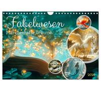 FABELWESEN Des rêves de contes de fées, Version française (Calendrier mural 2026 DIN A4 portrait), Calendrier CALVENDO mensuel