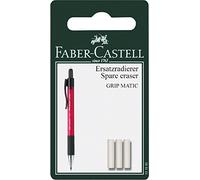 Faber-Castell 10003319 Lot de 3 Gomme de Rechange pour Porte Mine Grip-Matic