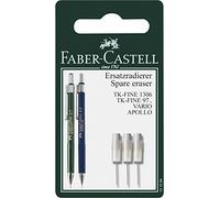 Faber-Castell 10003322 Lot de 3 Gomme de Rechange pour Porte Mine