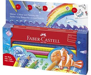 Faber-Castell 10103748 Set Jumbo Grip Colour Monde Sous Marin