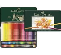 Faber-Castell 110011 Crayon Polychromos boîte métal de 120 pièces Multicolore