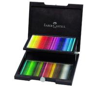 Faber-Castell Crayons Polychromos – Set de 72, coffret bois, mine 3,8 mm, pigments sans acide