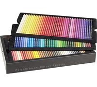Faber-Castell 110090 - Crayons de couleur Polychromos pour artistes, 120 crayons de couleur dans un coffret en bois exclusif, coffret de crayons pour adultes