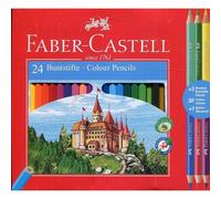 Faber Castell 110324 Buntstifte Pack De 24 Crayons De Couleur Eco + 3 Bicolores