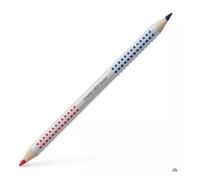 Faber-Castell Stylo pour la division syllabique 110910 Jumbo Grip bicolore Rouge et Bleu