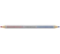 Faber-Castell 110910 - Stylo pour la Division syllabique Jumbo Grip Bicolore Rouge et Bleu