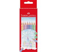 FABER-CASTELL 111211 - Lot de 10 crayons de couleur pastel