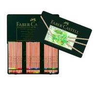Faber-Castell Crayons PITT PASTEL 112160 boîte métal de 60 pièces Multicolore