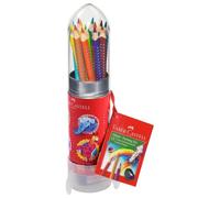 Faber-Castell 112457 Grip Pour Stylos Poignée De Crayon Standard Bleu, Violet Et Jaune Bleu