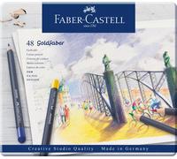 Faber-Castell 114748 - Estuche de Metal con 48 Ecolápices Goldfaber de Colores S
