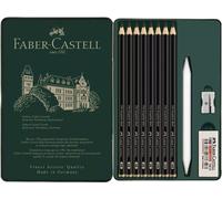 Boîte de 11 crayons graphite Pitt Graphite Matt Faber-Castell